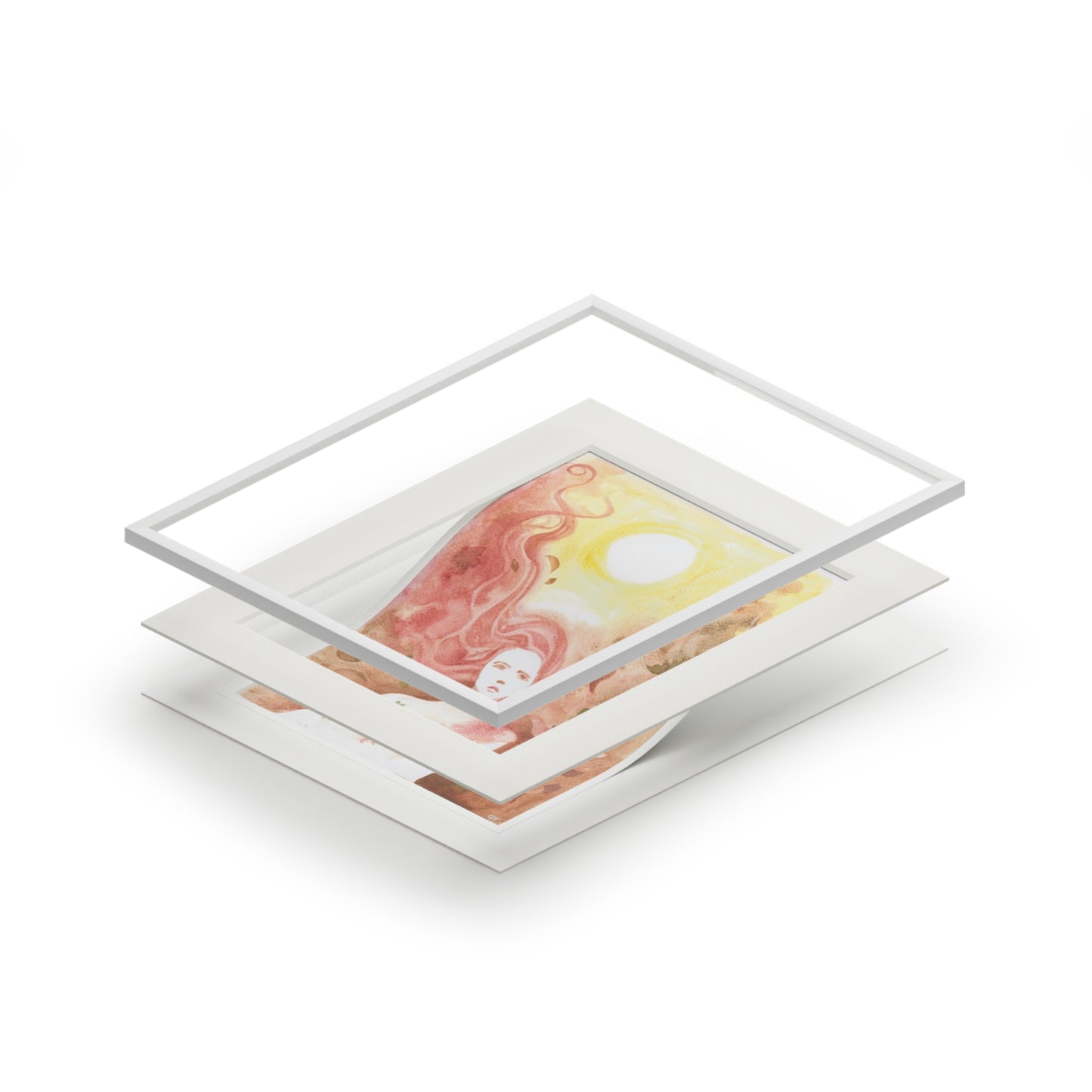 ‘Autumn Dance’ Fine Art Prints (Passepartout Paper Frame)