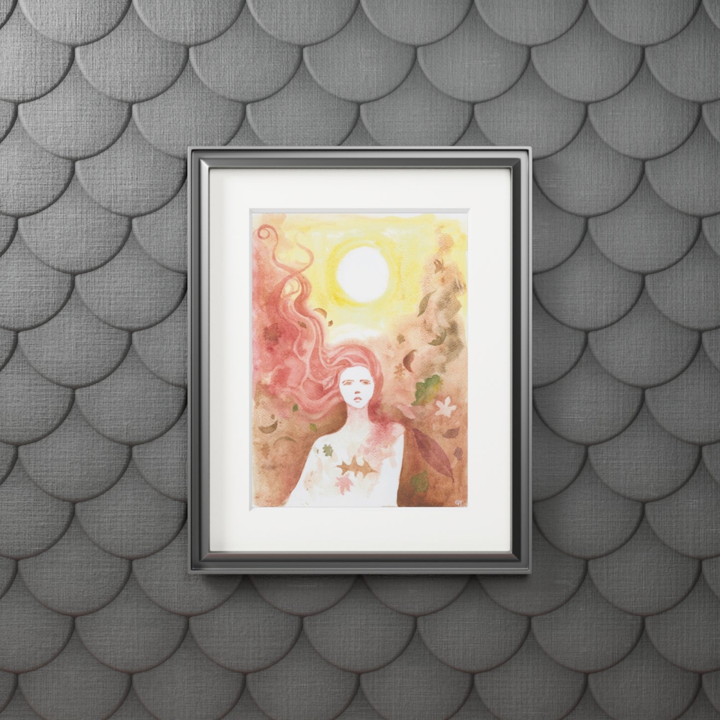 ‘Autumn Dance’ Fine Art Prints (Passepartout Paper Frame)