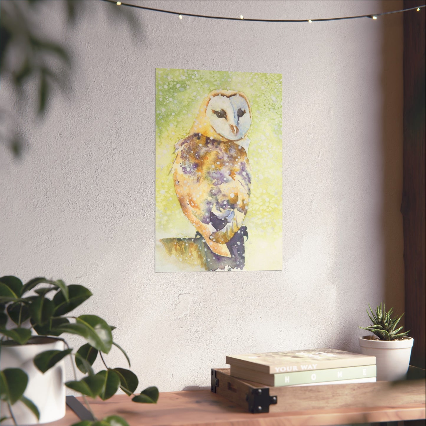 ‘Barn Owl in Snow’ Fine Art Print