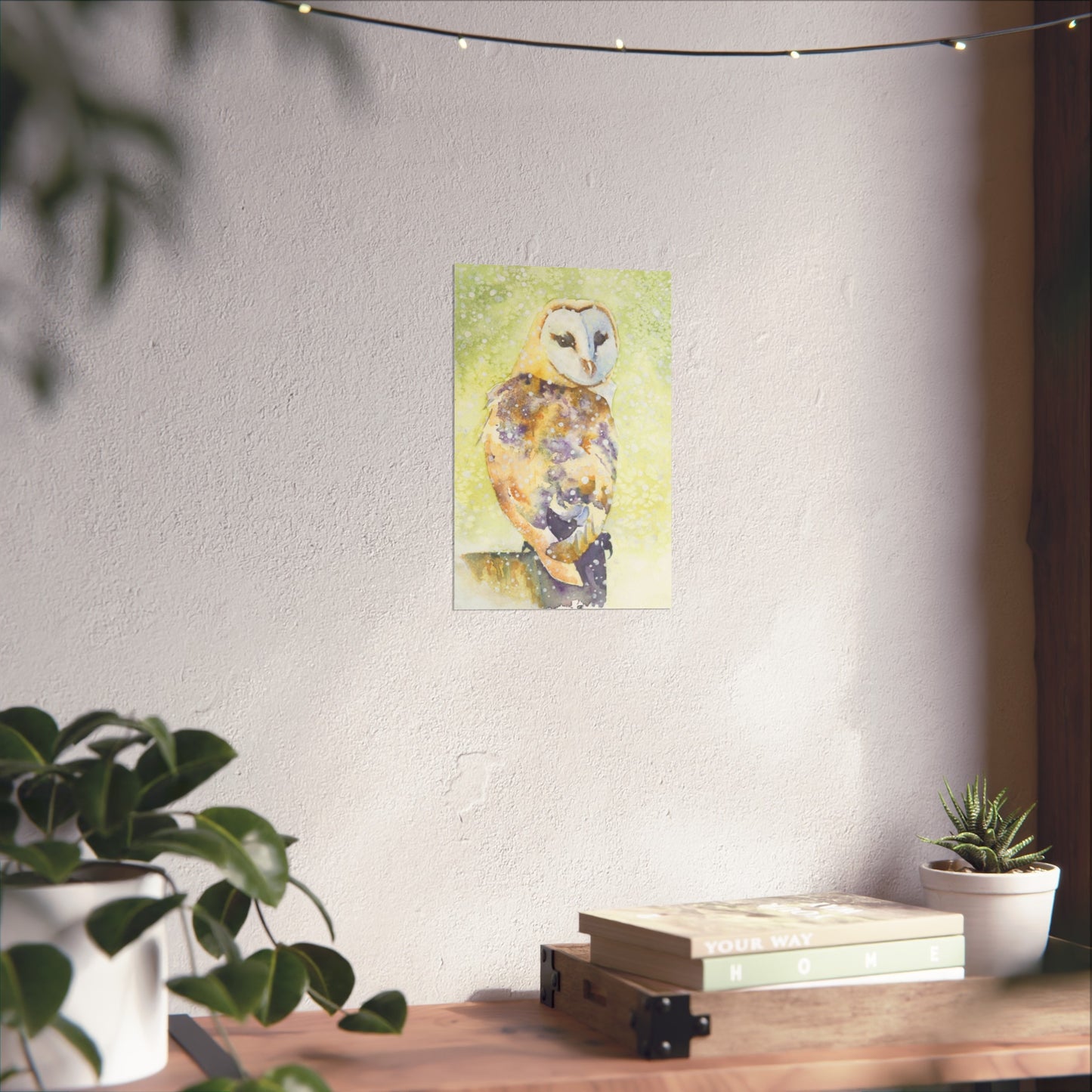 ‘Barn Owl in Snow’ Fine Art Print
