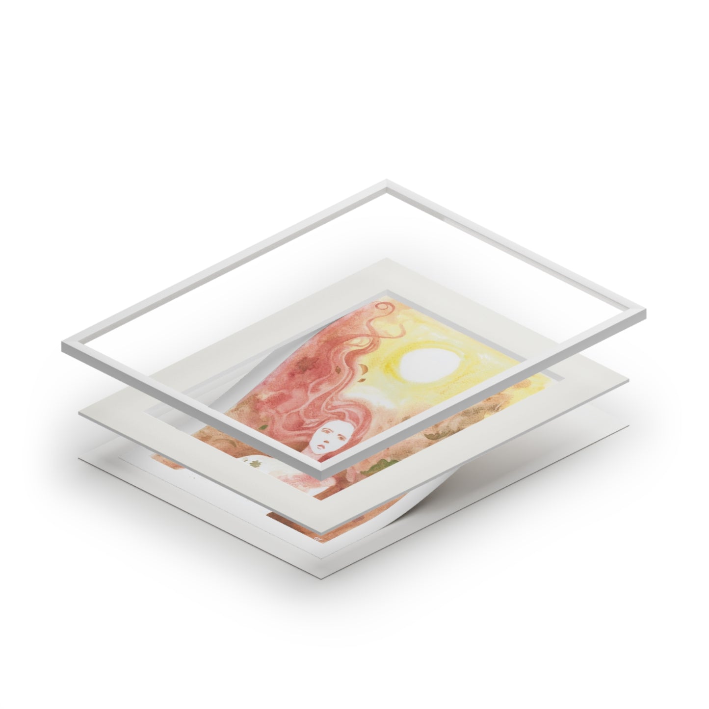 ‘Autumn Dance’ Fine Art Prints (Passepartout Paper Frame)