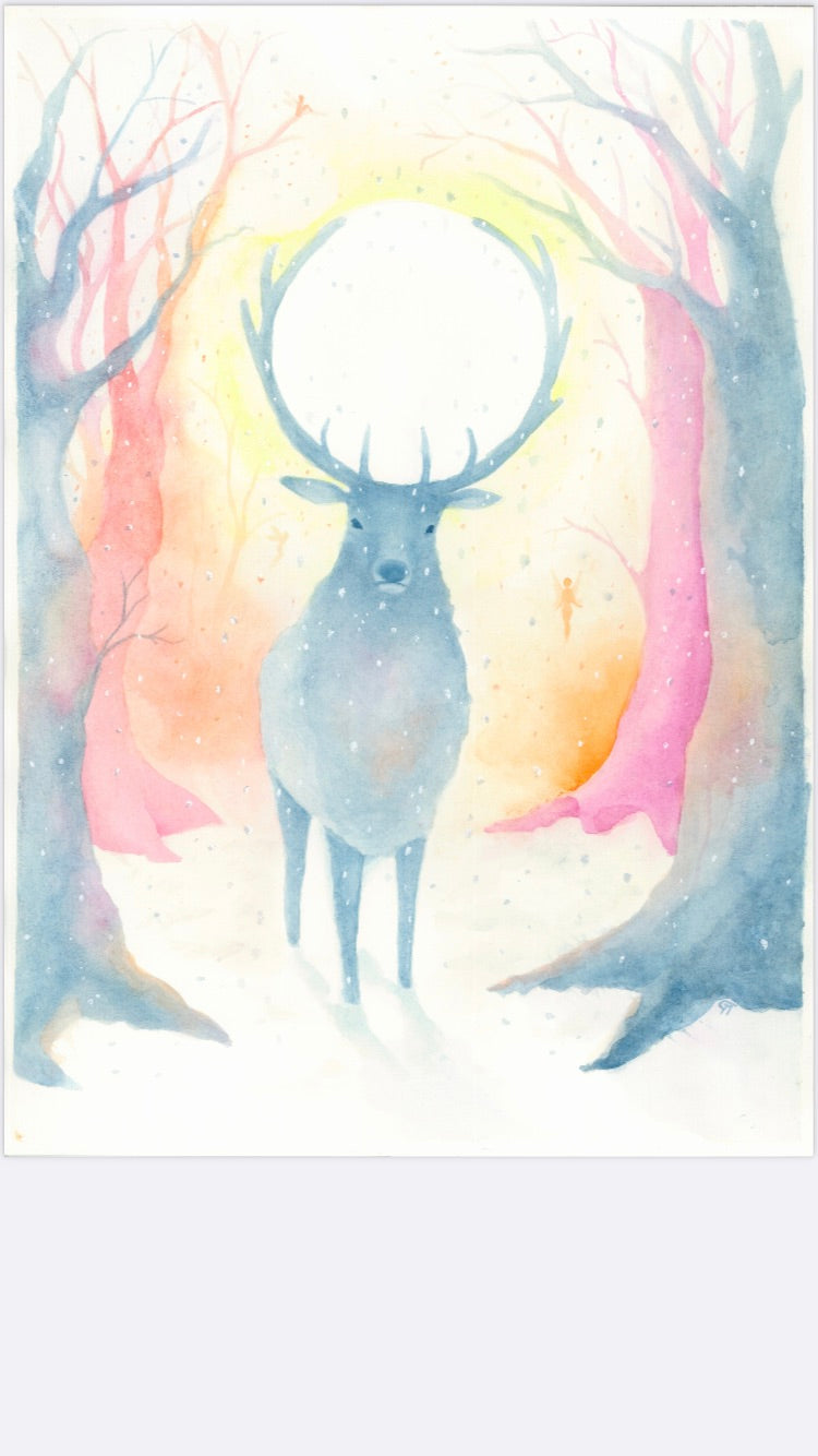 Winter Solstice/ Christmas Card