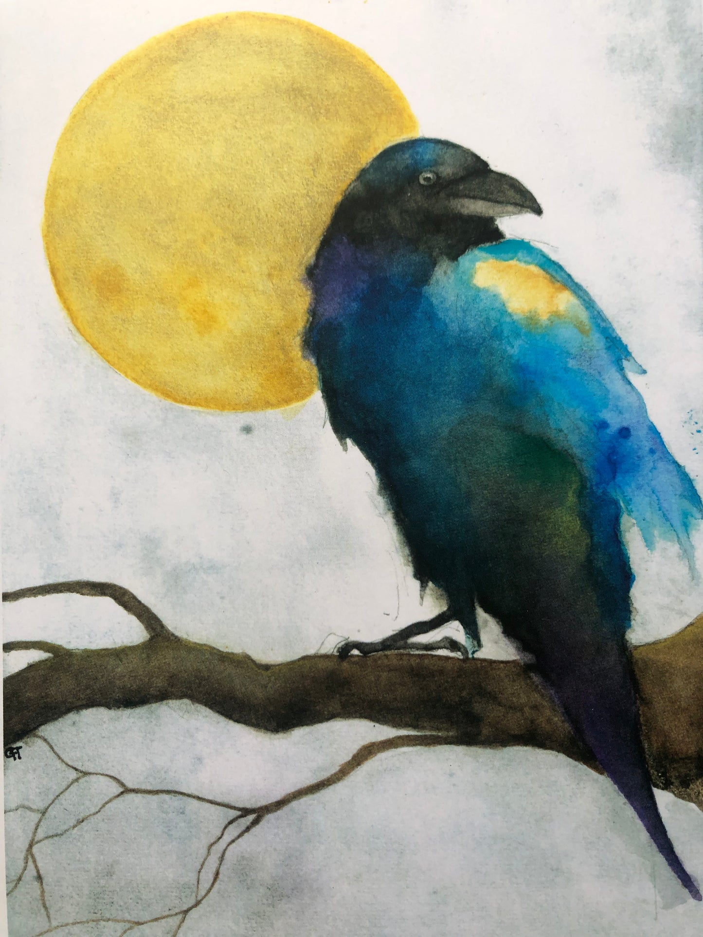 ‘Raven and Sun’ Greeting Card.