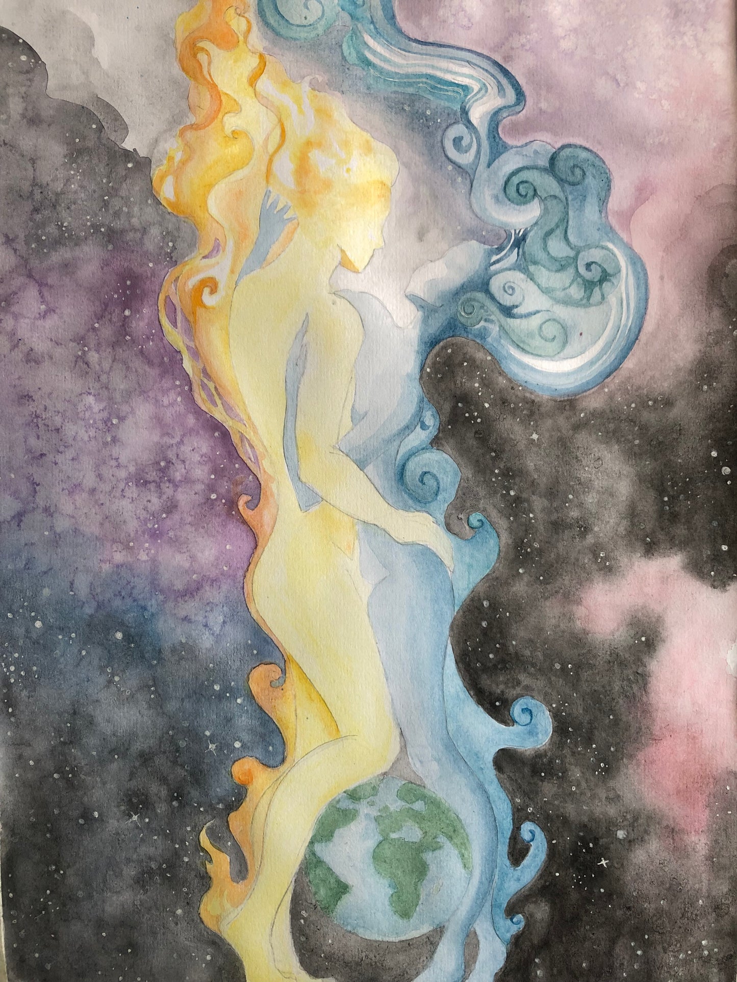 ‘Divine Unity’ Art Print of watercolour by Gemma Thody