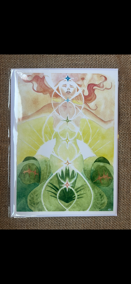 Feminine Rising Greeting Card