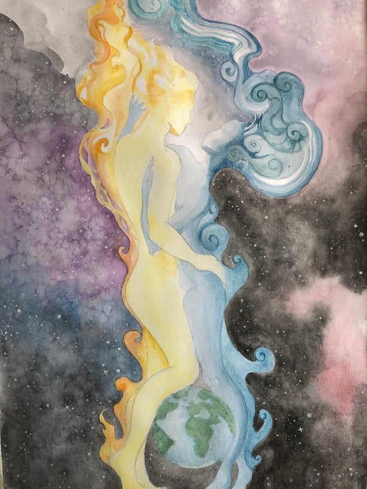 ‘Divine Unity’ Art Print of watercolour by Gemma Thody